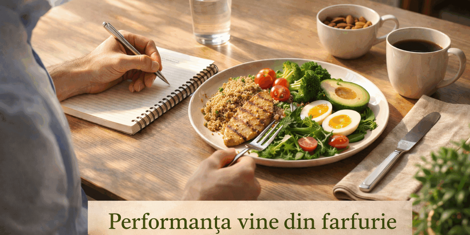 Performanța vine din farfurie